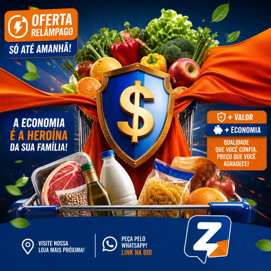 Conteúdo criado no Zé Post para um negócio do segmento mercadinho