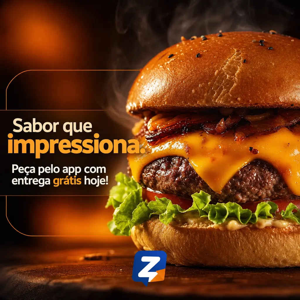 Conteúdo criado no Zé Post para um negócio do segmento hamburgueria